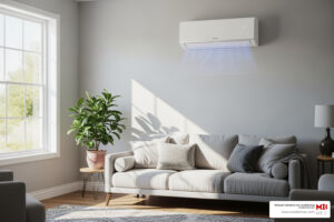 Ductless mini split installation